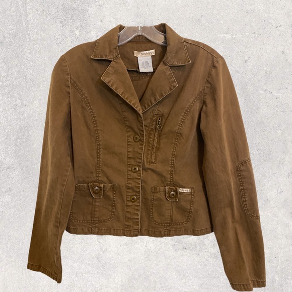 Billabong Jackets & Blazers - Billabong Brown Jean Jacket - Women’s Medium